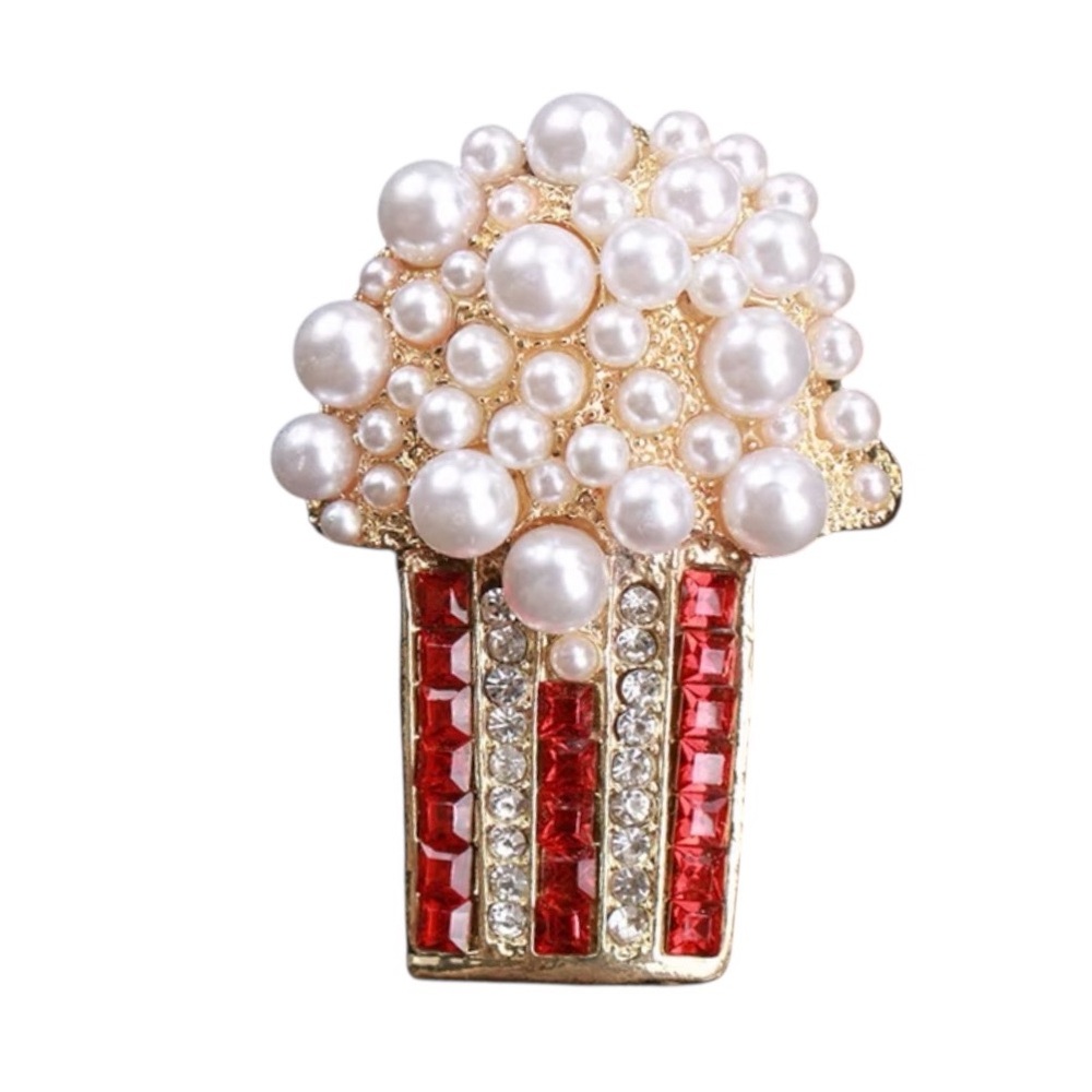 POPCORN 3D RESIN BROOCH